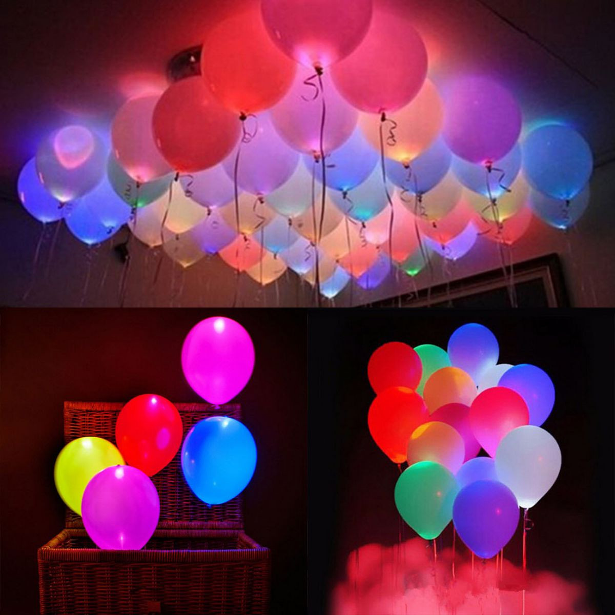 Led Luftballons Hochzeit
 Leuchtende LED Luftballons Geburtstag Hochzeit Party Deko