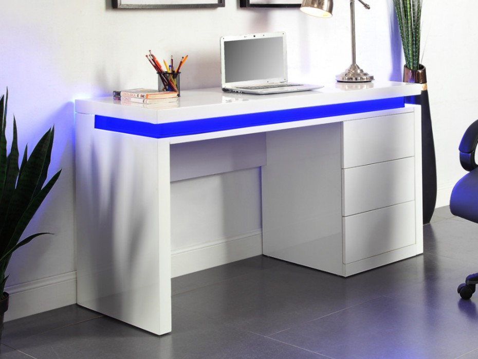 Led Schreibtisch
 Schreibtisch Hochglanz LED EMERSON günstig online kaufen