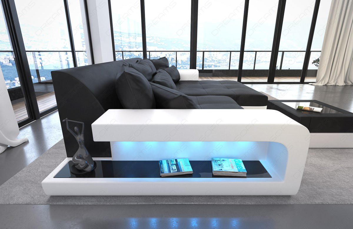 Led Sofa
 Led Sofa New York L Shape Led Luxury Leather Sectional