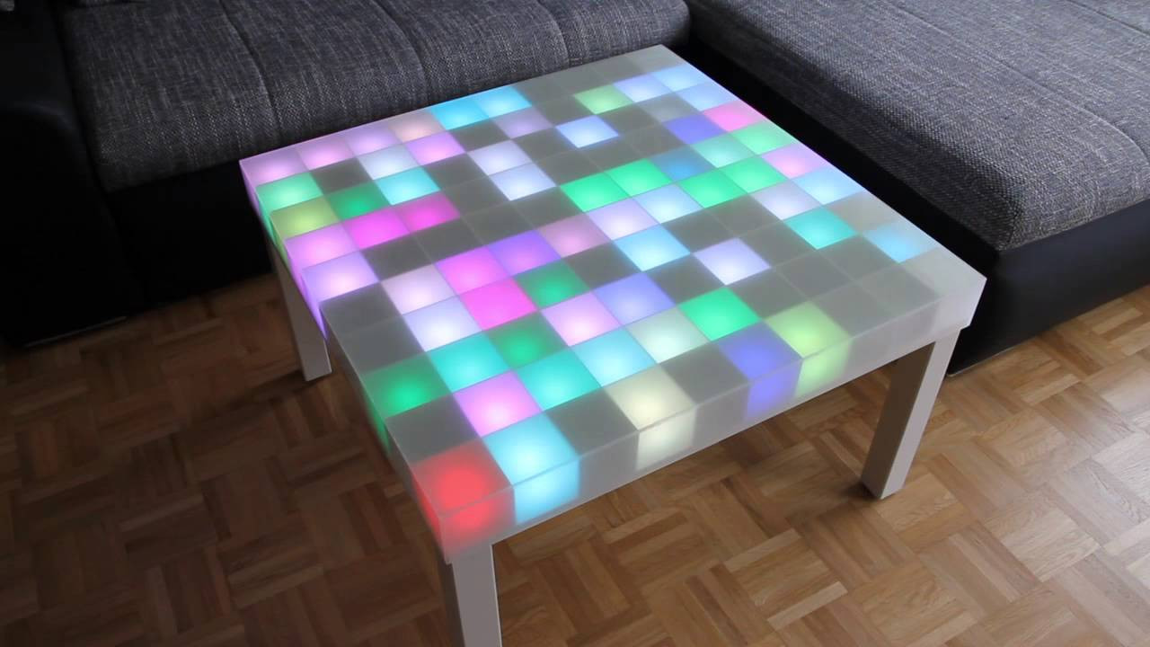 Led Tisch
 10x10 RGB LED Matrix Tisch mit WS2801 Controller
