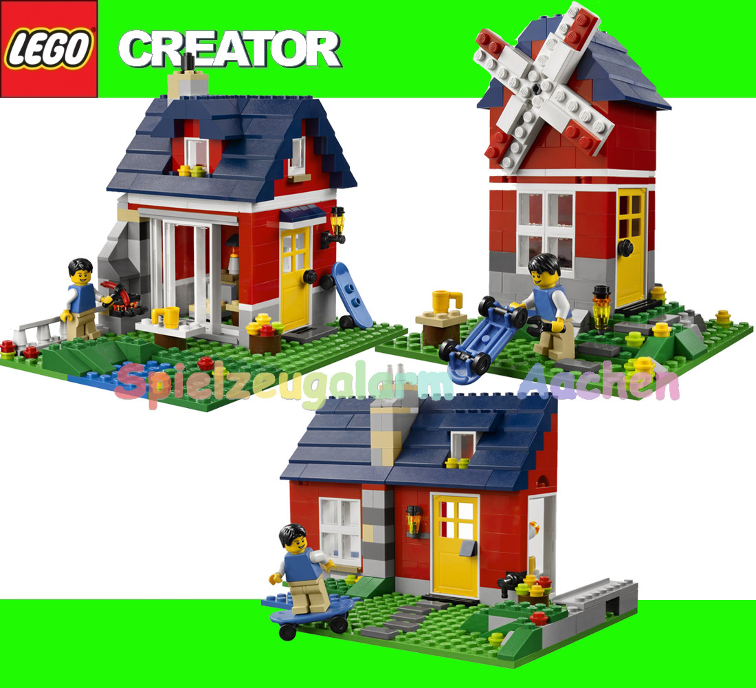 Lego Creator Haus
 LEGO CREATOR Landhaus Small Cottage La petite maison