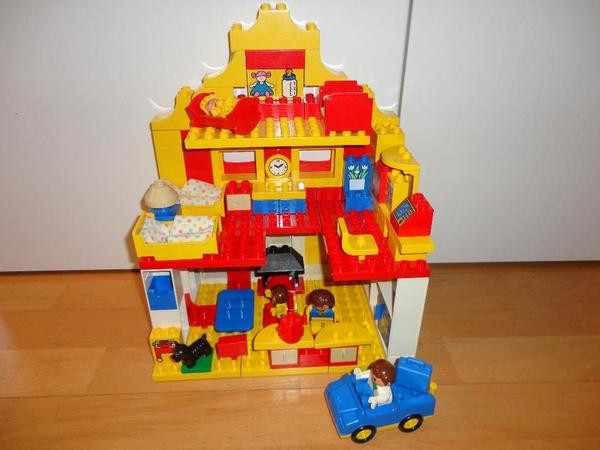 Lego Duplo Haus
 Lego Duplo Haus Wohnhaus Familienhaus Einrichtung in