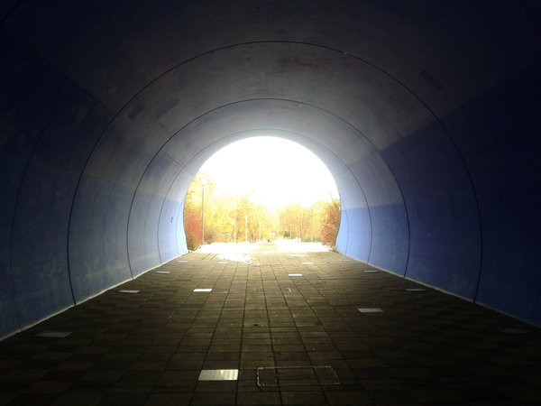 Licht Am Ende Des Tunnels
 Licht am Ende des Tunnels Quellentunnel Riesendamm in
