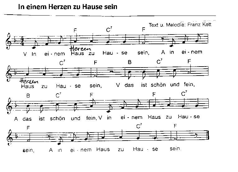 Lied Zu Hause
 Franz Kett