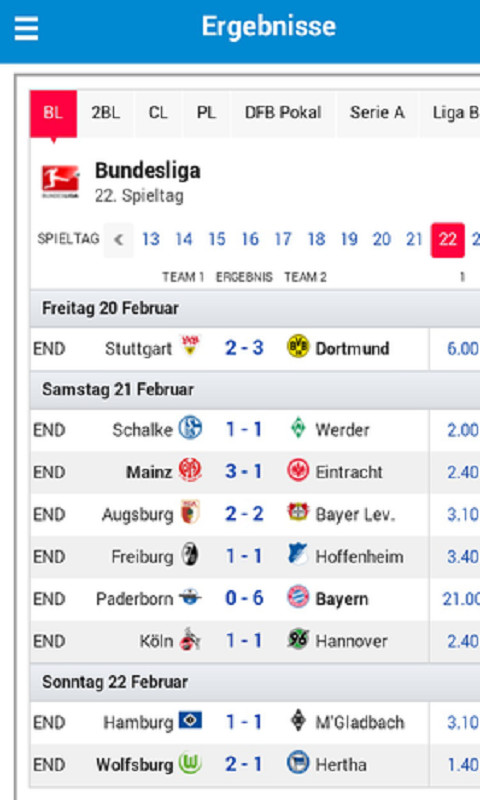 Live Tabelle
 Fussball Live Ticker Tabelle Ergebnisse Amazon