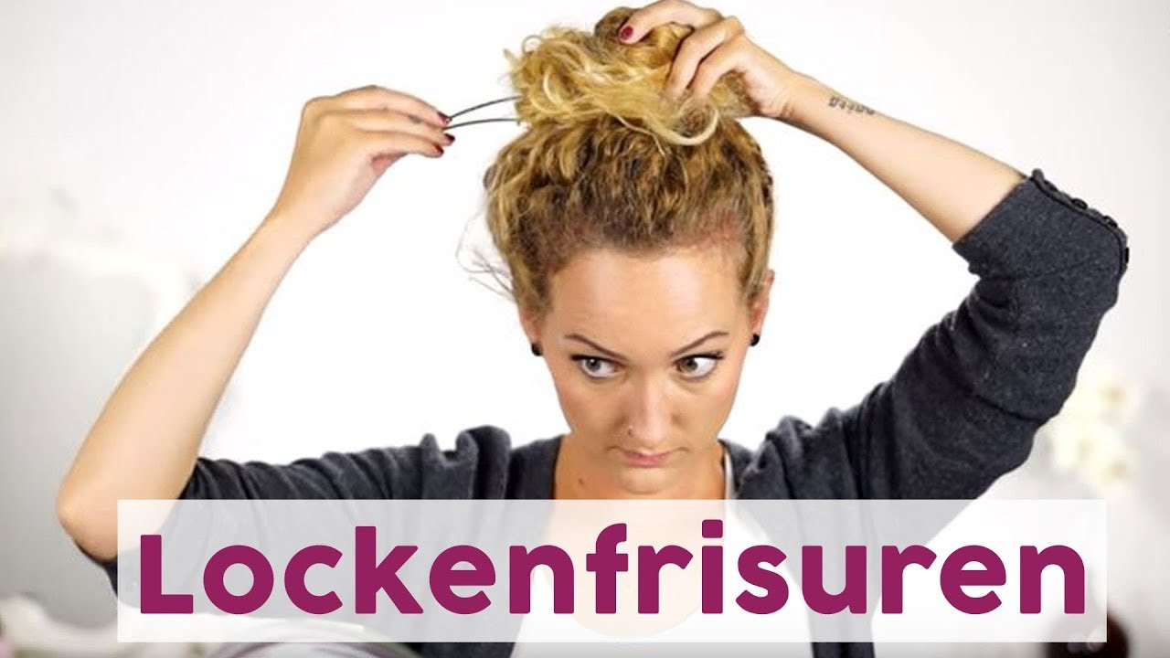 Locken Frisuren Frauen
 Die 5 geniale & schnelle Frisuren für Locken