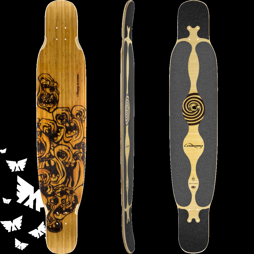 Longboard Deck
 Loaded Bhangra Longboard Skateboard Deck w Grip