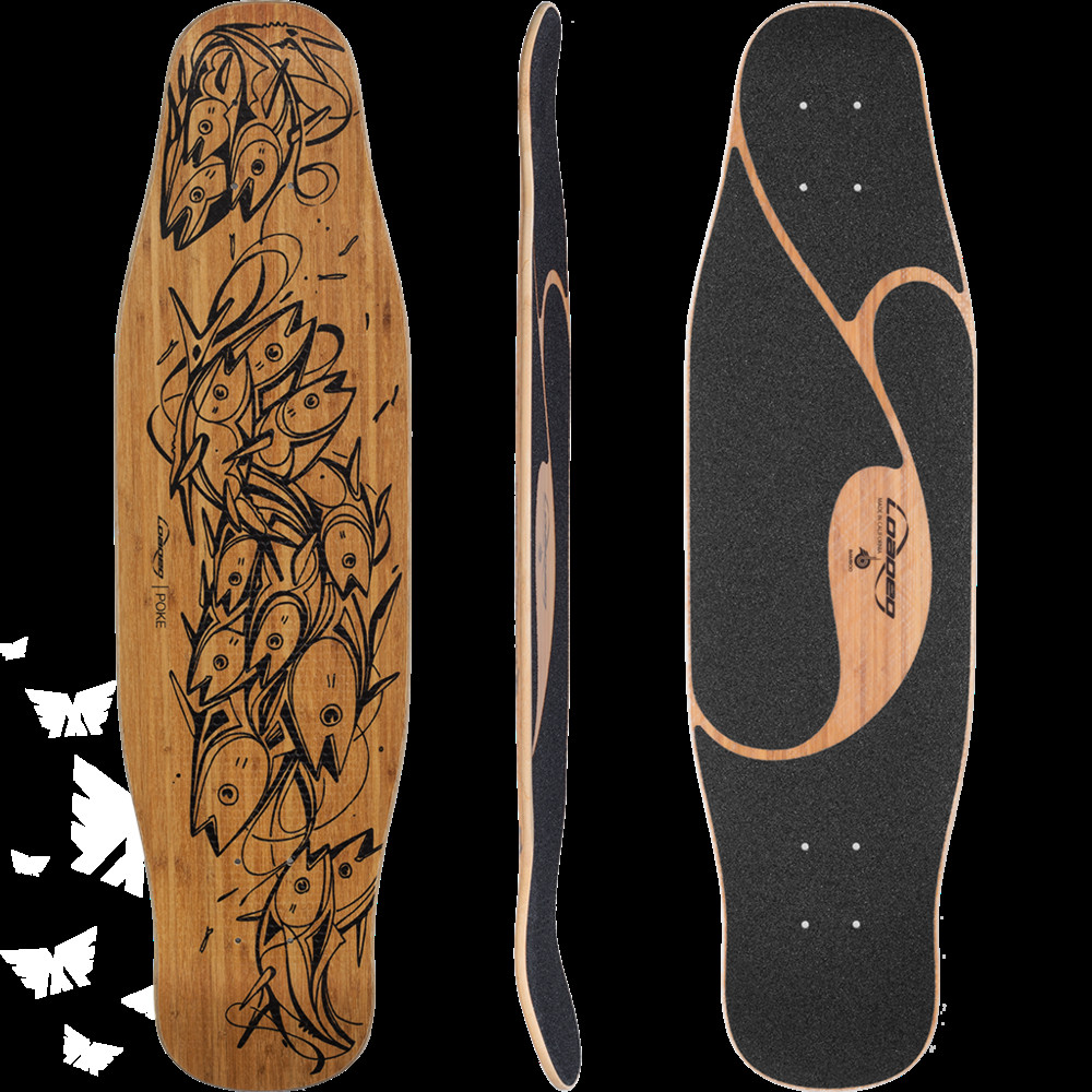 Longboard Deck
 Loaded Poke Mini Longboard Deck w Grip MuirSkate