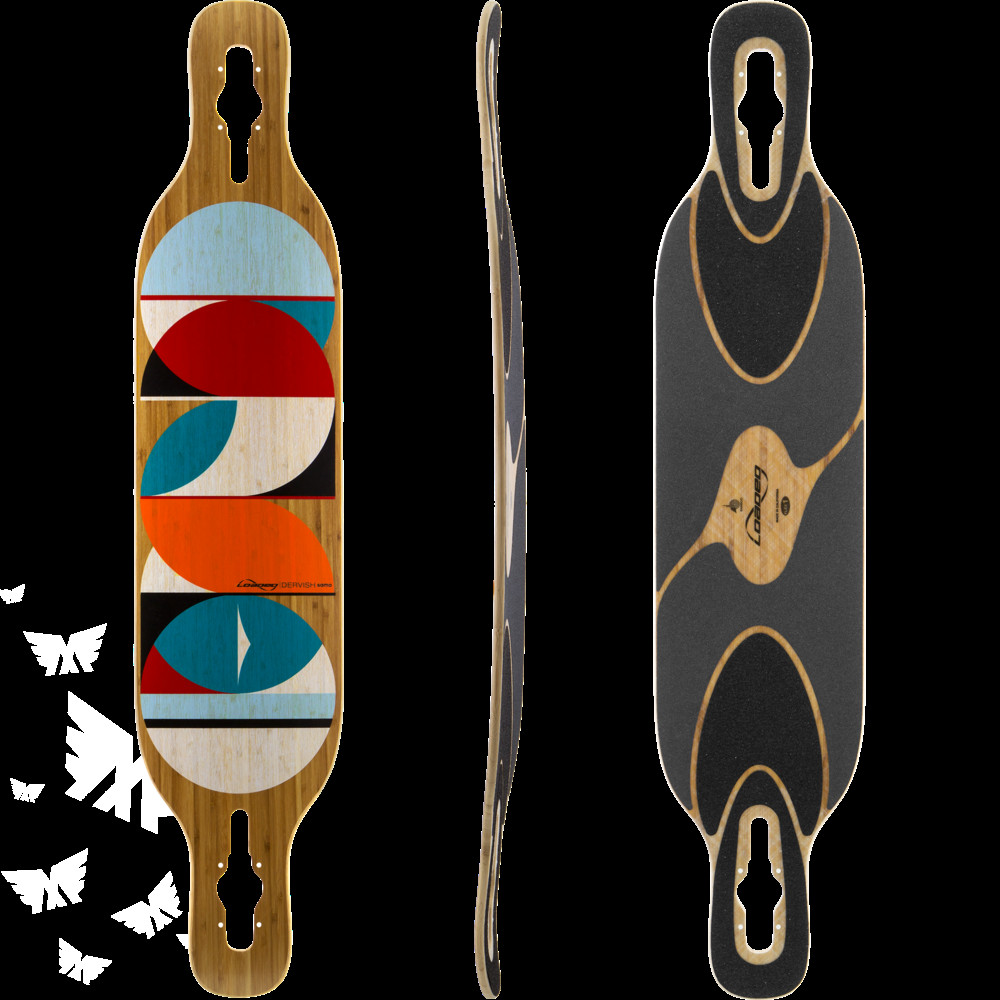 Longboard Deck
 Loaded Dervish "Sama" Longboard Skateboard Deck w Grip