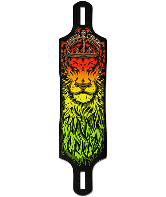 Longboard Deck
 Santa Cruz Lion God 40" Drop Through Longboard Deck