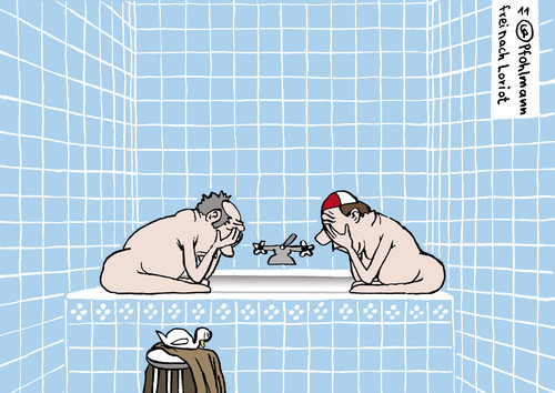 Loriot Badewanne
 Trauer um Loriot By Pfohlmann