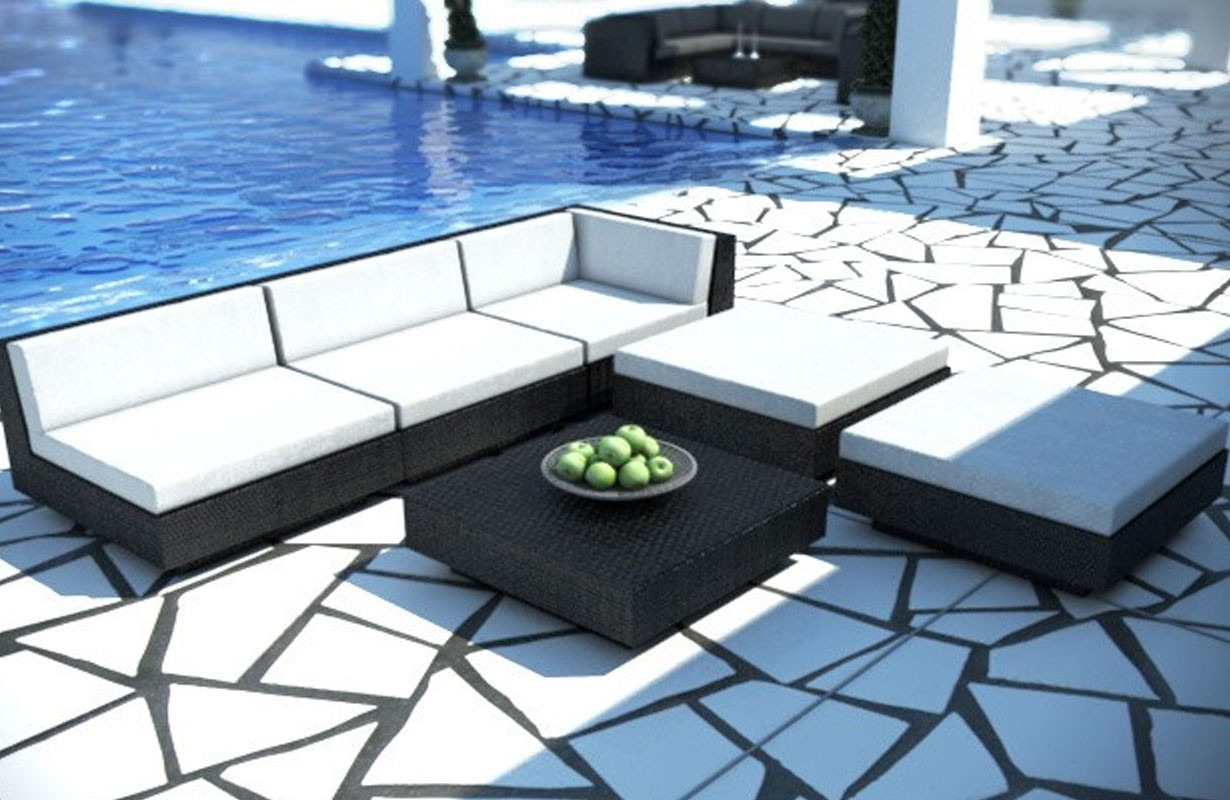 Lounge Set Garten
 Rattan Sofa Lounge Modular von NATIVO Möbel