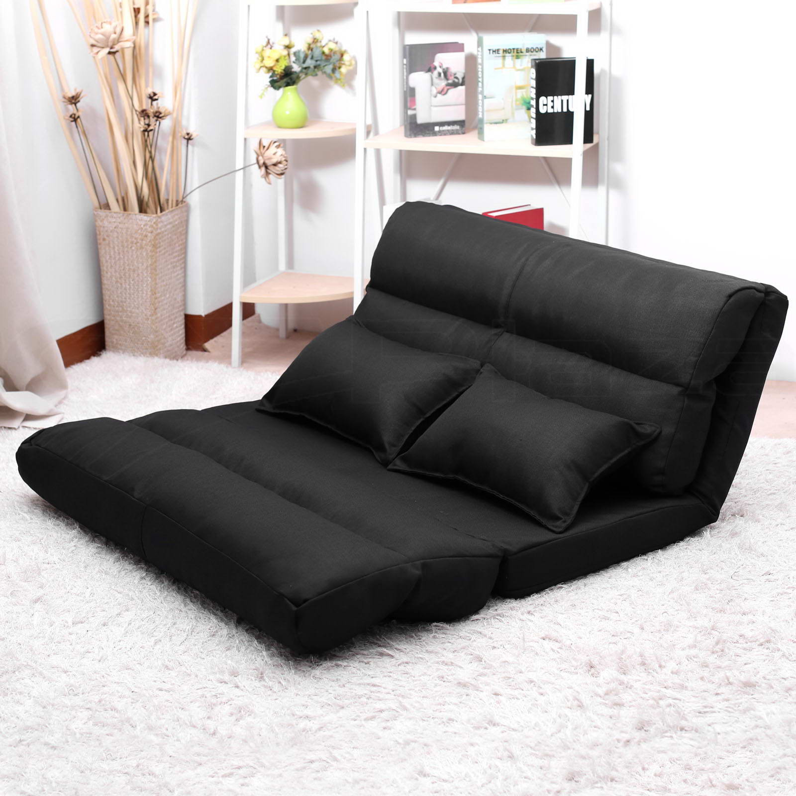 Lounge Sofa
 Lounge Sofa Bed DOUBLE SIZE Floor Recliner Folding Chaise