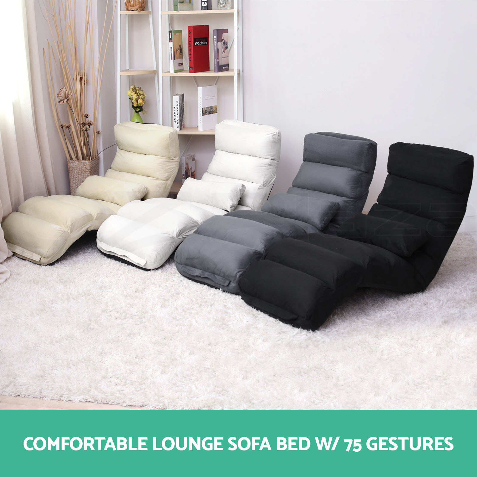 Lounge Sofa
 Lounge Sofa Bed Floor Recliner Folding Chaise Chair