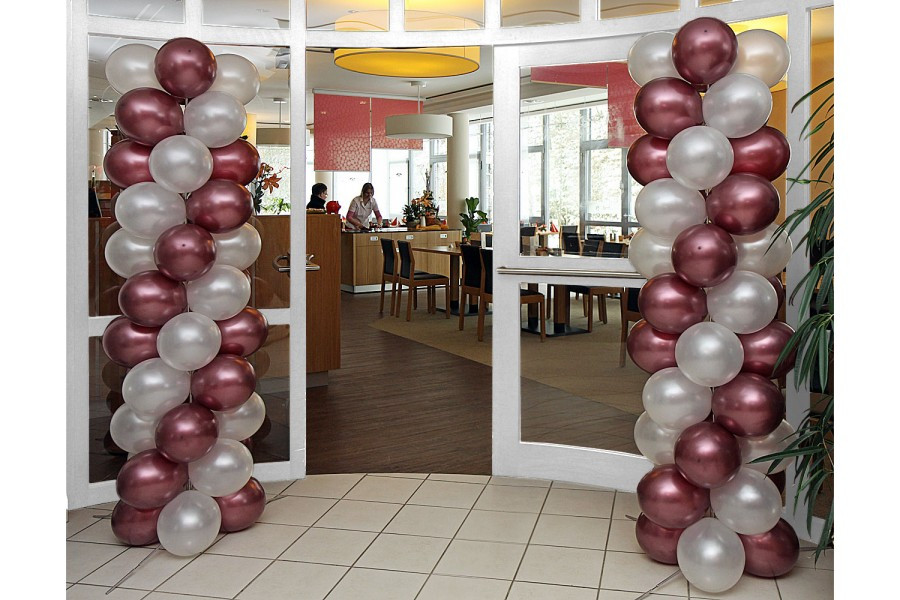 Luftballon Deko Hochzeit
 Die Ballondrucker EASY FIX Ballonsäule Hochzeit 220 cm