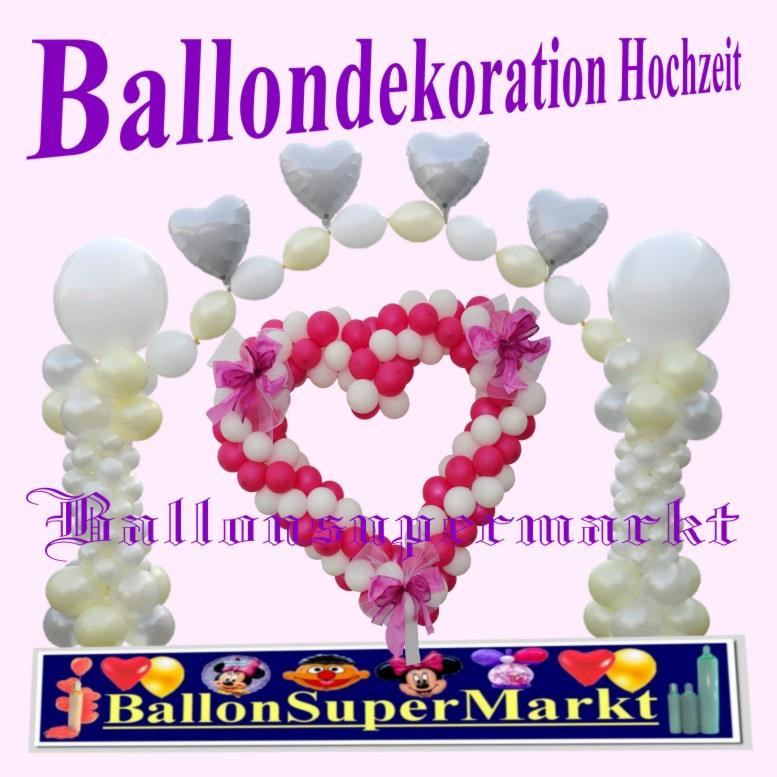 Luftballon Deko Hochzeit
 Deko Luftballons