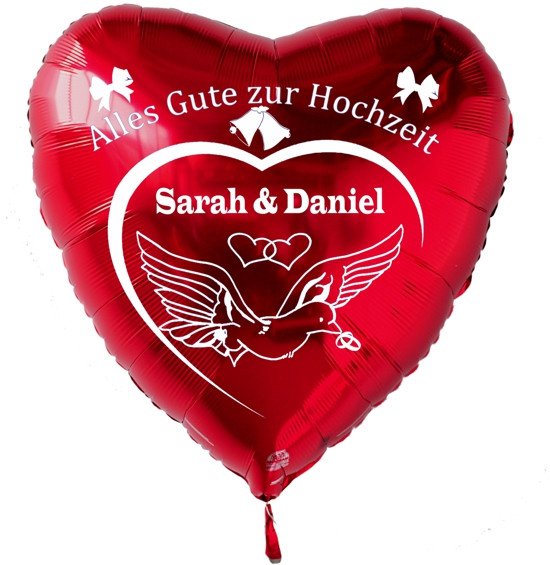 Luftballon Hochzeit
 Hochzeitssaison 2017 Luftballons Hochzeit