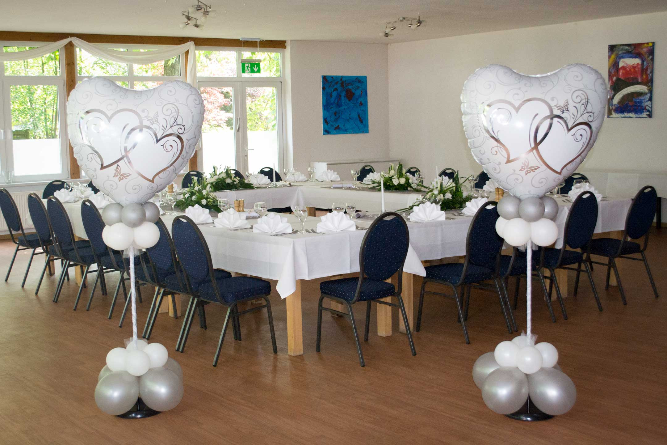 Luftballon Hochzeit
 Dekoration aus Luftballons Lufties Ballons