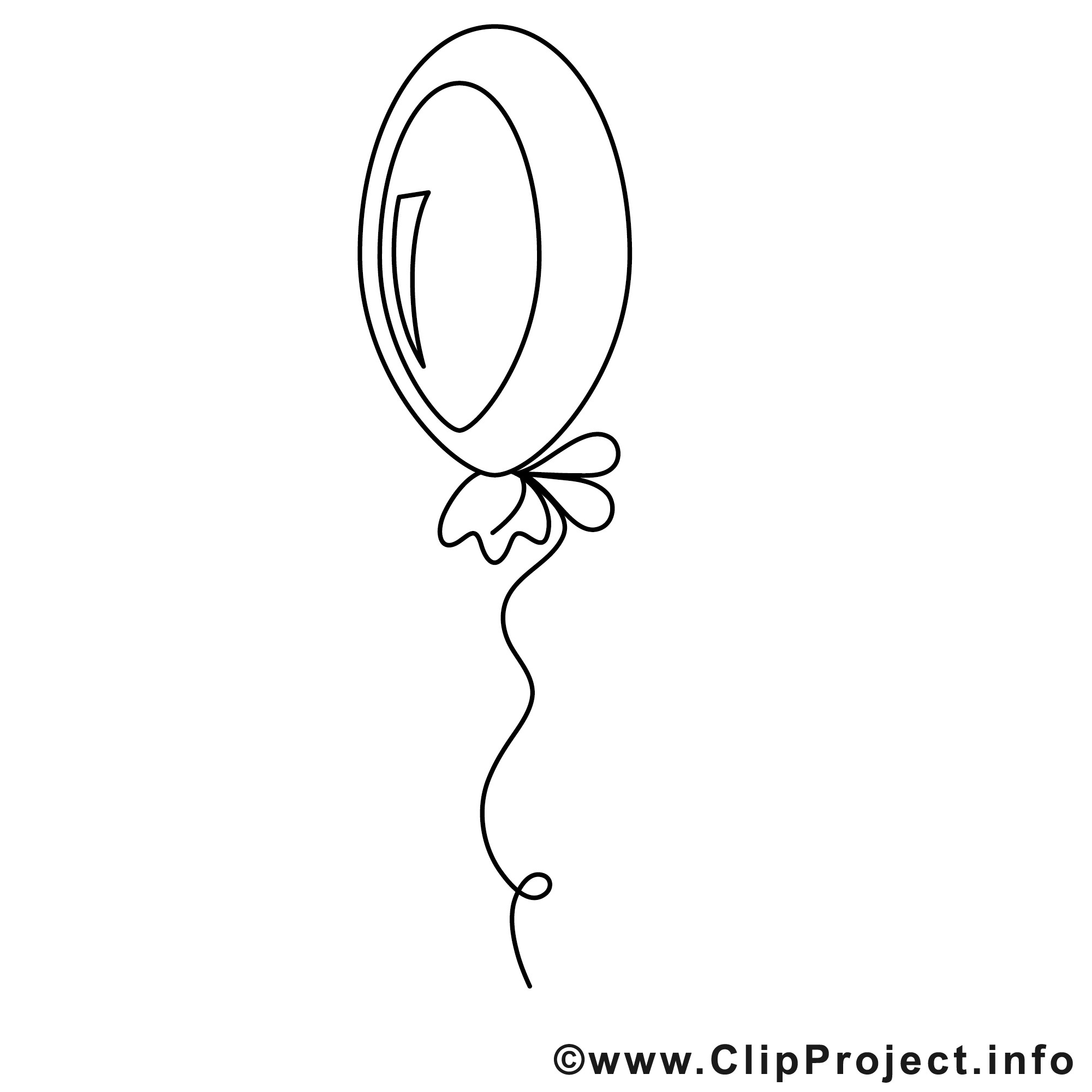 Luftballons Ausmalbilder
 Luftballon Bild zum Ausmalen