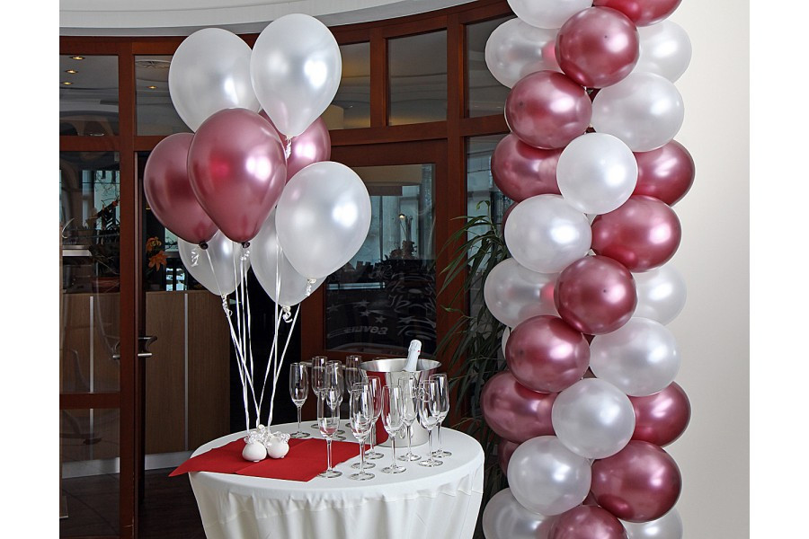 Luftballons Für Hochzeit
 Die Ballondrucker EASY FIX Ballonsäule Hochzeit 220 cm