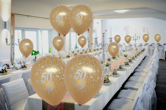 Luftballons Hochzeit Deko
 Goldene Hochzeit Dekoration Hochzeitsdeko zur
