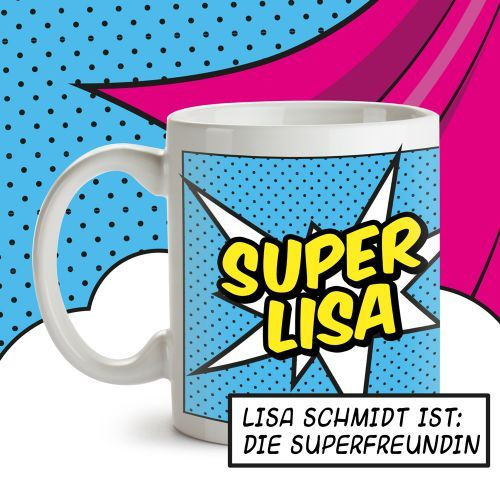 Lustige Geschenke Für Schwangere
 Personalisierte Supercape Tasse Frau