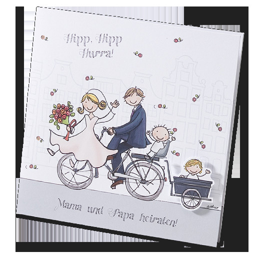 Lustige Hochzeitskarten
 Lustige Hochzeitseinladungen im fröhlichen Desing online