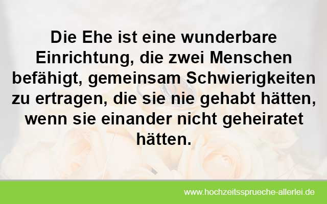 Lustiger Spruch Hochzeit
 Glückwünsche Zur Hochzeit