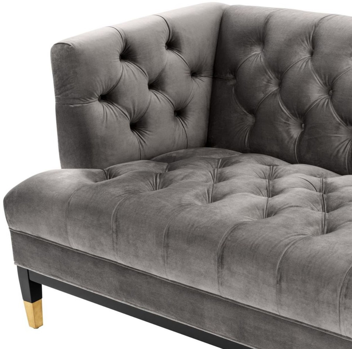 Luxus Sofa
 Casa Padrino Luxus Wohnzimmer Sofa Grau Schwarz