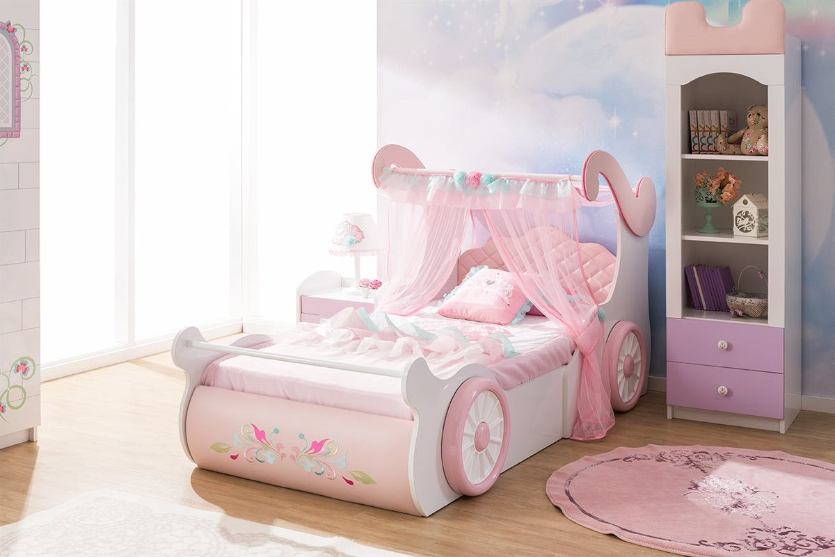 Mädchen Bett
 Ballerinal Kinderbett Kleiderschrank Schreibtisch Bett