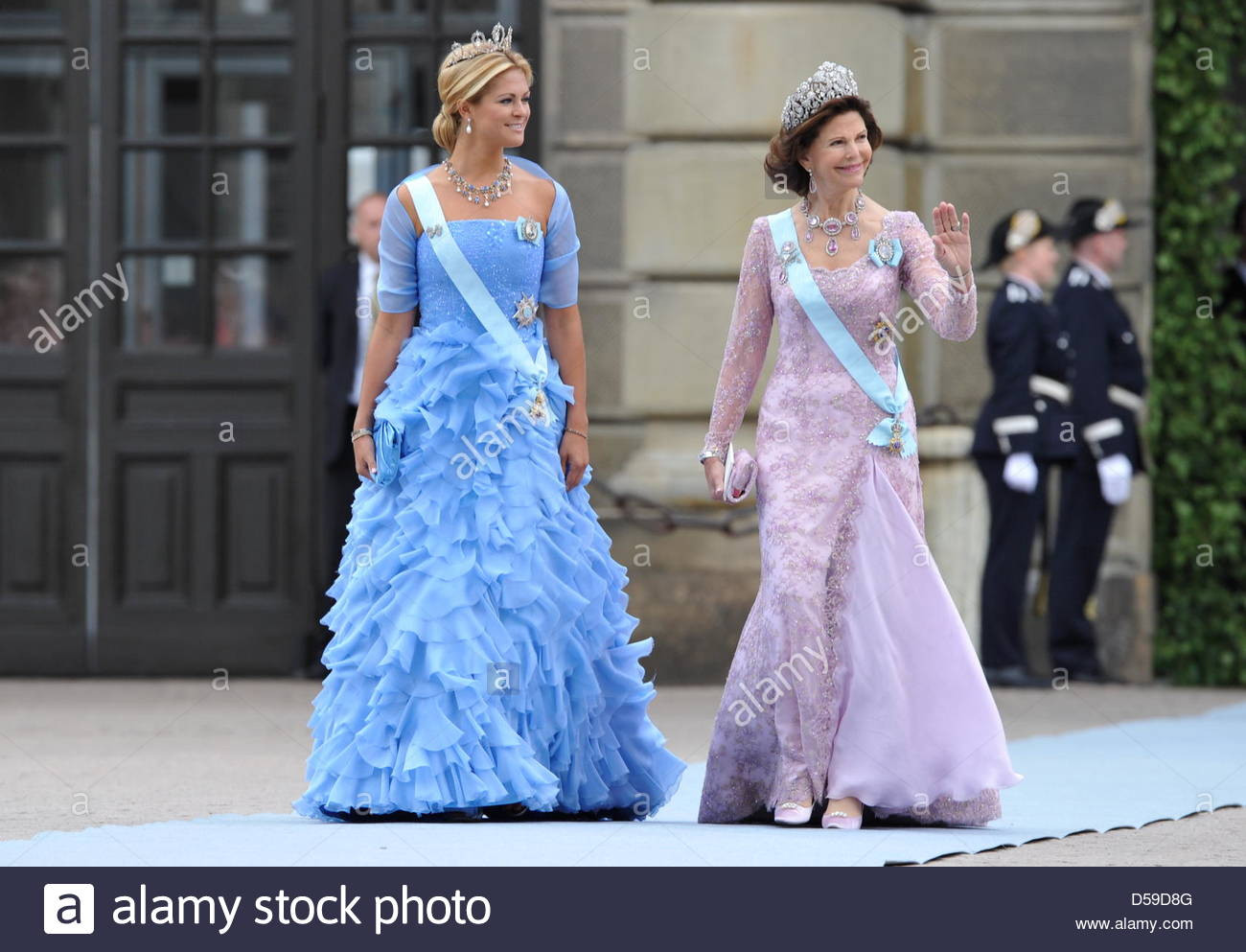 Madeleine Von Schweden Hochzeit
 Prinzessin Madeleine von Schweden L und Königin Silvia