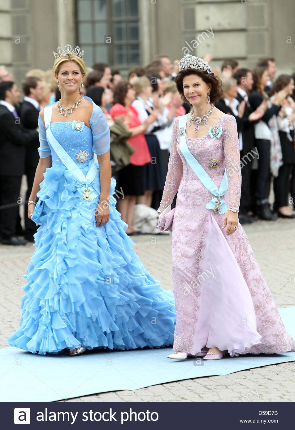 Madeleine Von Schweden Hochzeit
 Prinzessin Madeleine von Schweden L und Königin Silvia