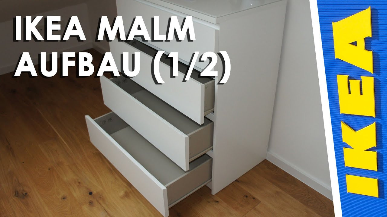 Malm Kommode
 Ikea MALM Kommode Aufbau 1 2