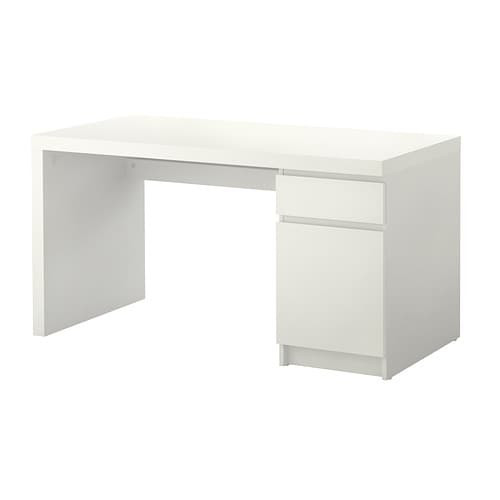 Malm Schreibtisch
 MALM Schreibtisch weiß IKEA