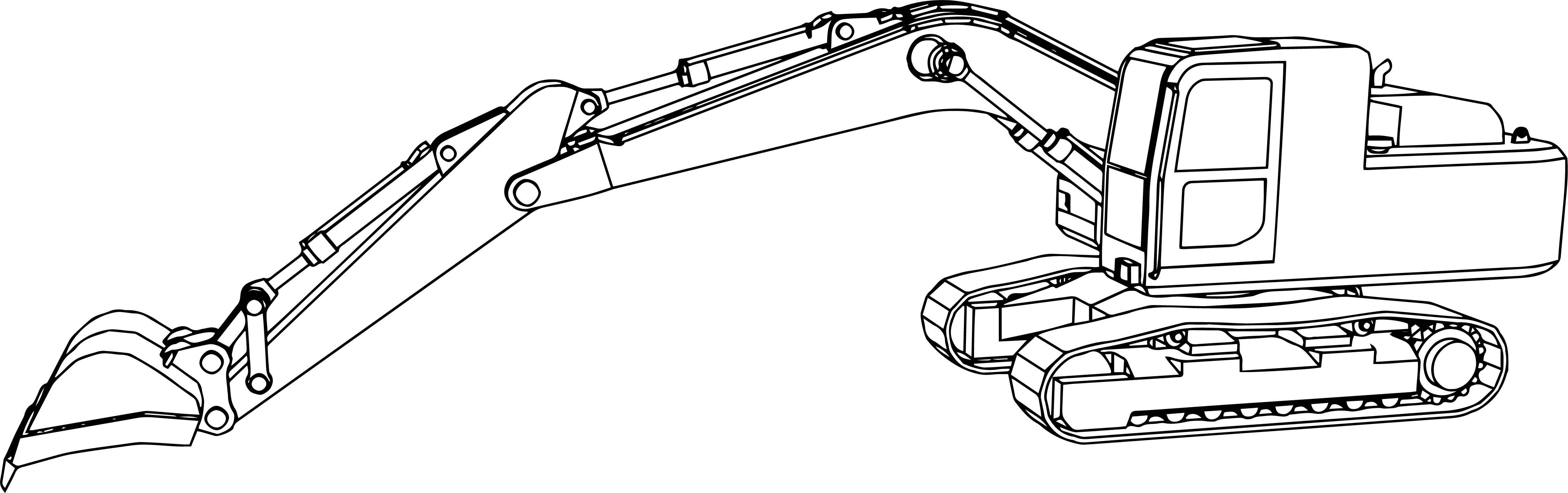 Malvorlagen Bagger
 Inspirierend Ausmalbilder Bagger Volvo Art Von