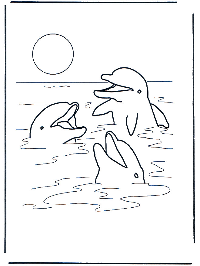 Malvorlagen Delfine Und Wassertiere Ausmalbilder
 drei Delfine Malvorlagen delfine und wassertiere