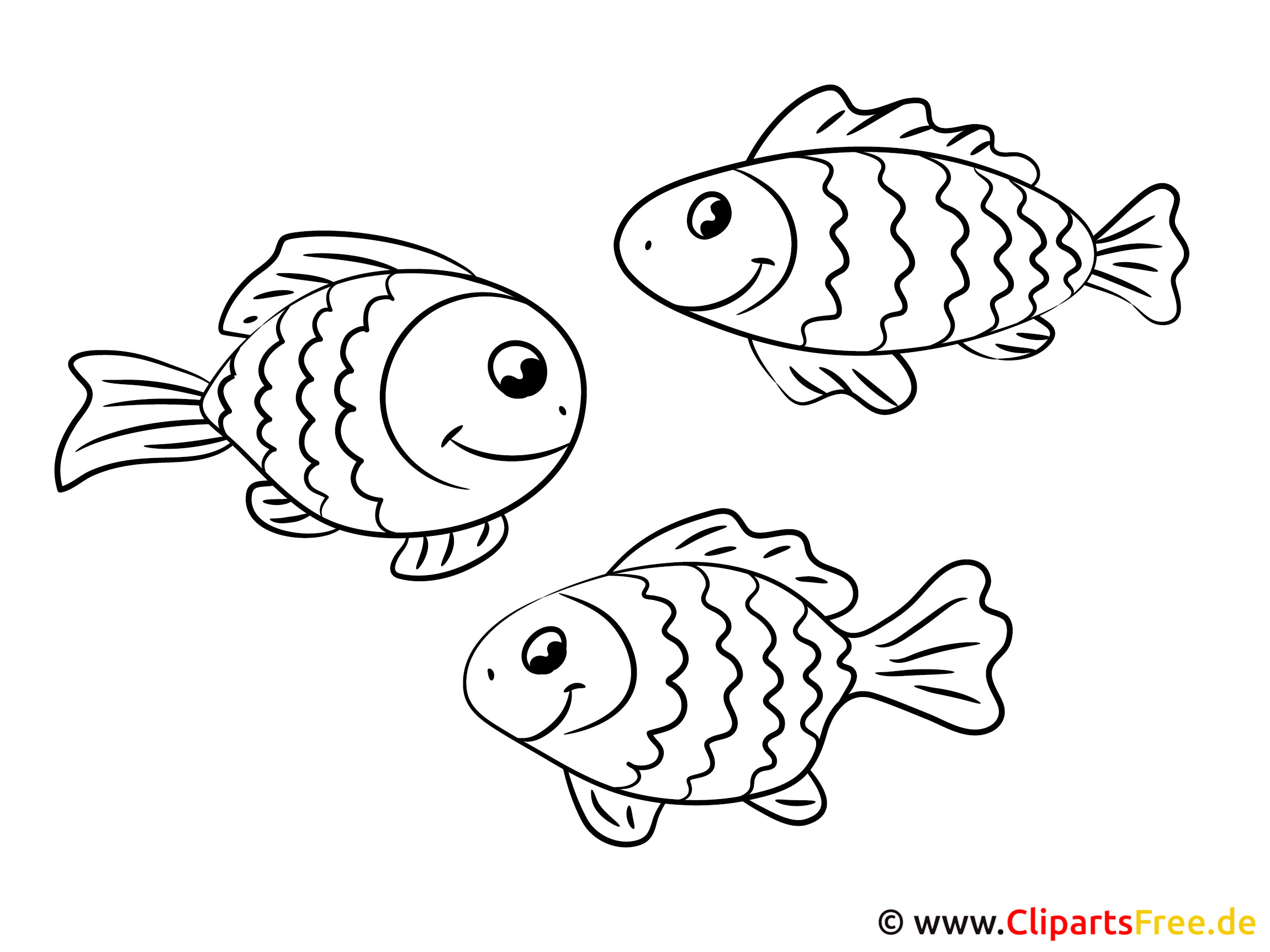 Malvorlagen Fische Zum Ausdrucken
 Fische Ausmalbilder gratis