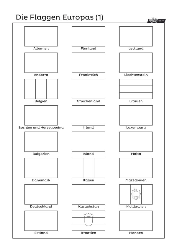 Malvorlagen Flaggen Europa
 Flaggen Europa Zum Ausdrucken Kostenlos Best Picture