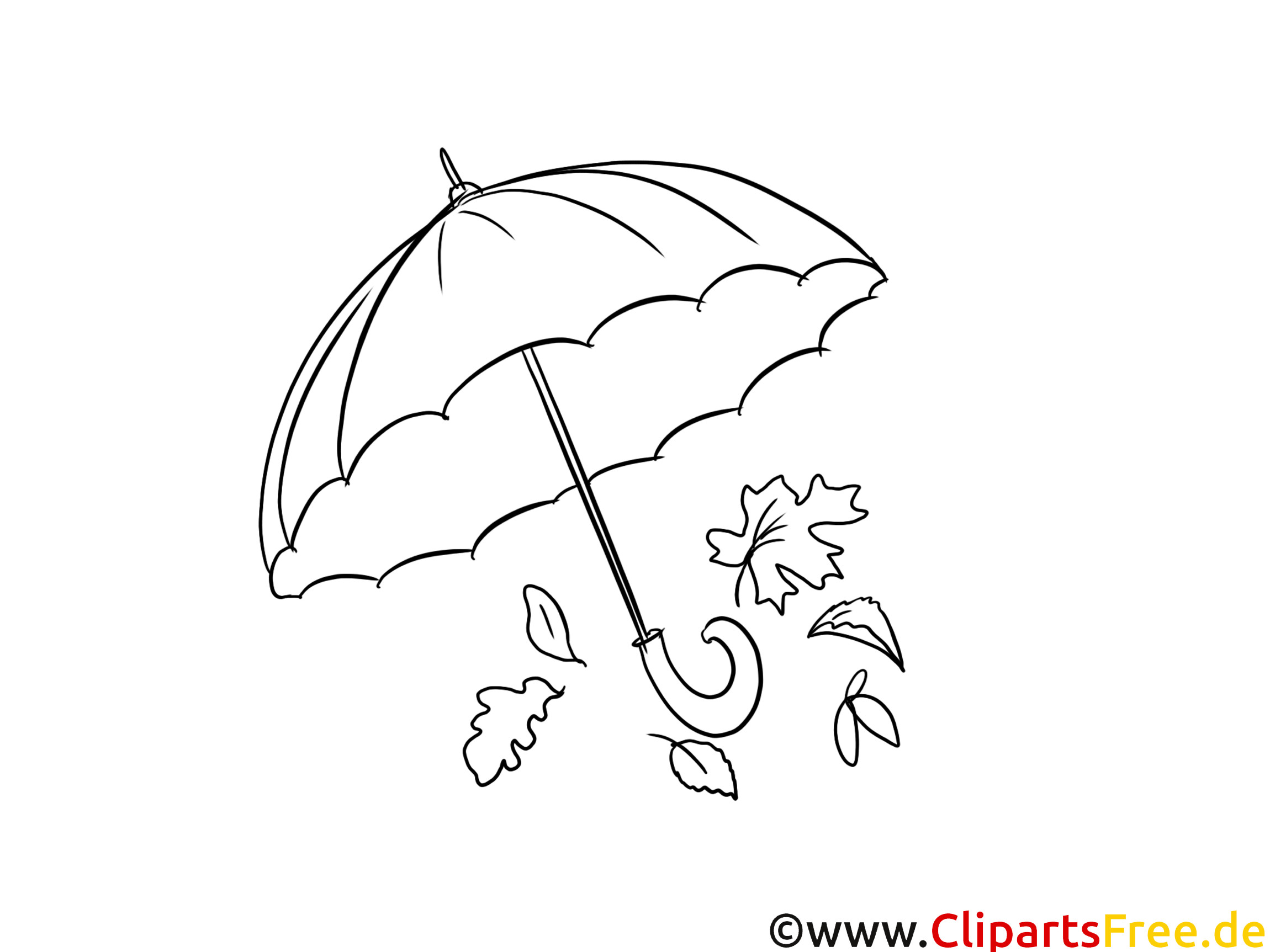 Malvorlagen Für Kinder
 Regenschirm Malvorlagen für Kinder