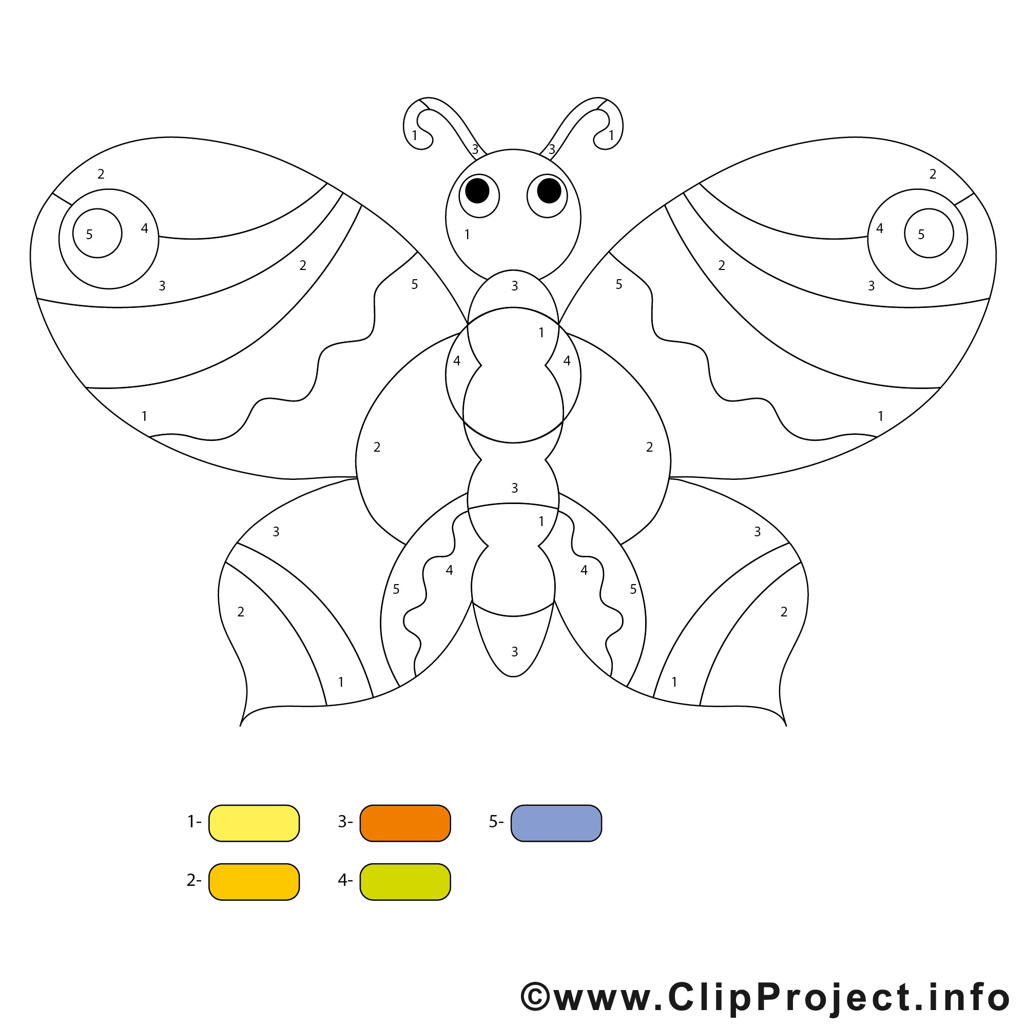Malvorlagen Malen Nach Zahlen
 Schmetterling Malen nach Zahlen