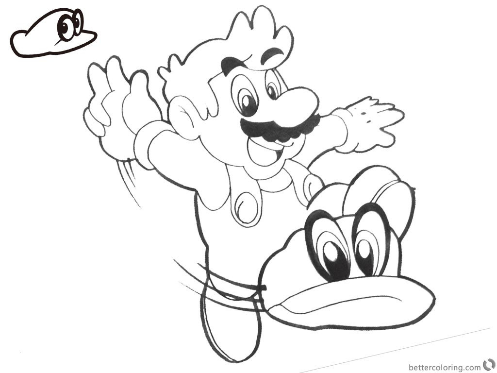 Malvorlagen Super Mario
 45 Super Mario Odyssey Ausmalbilder