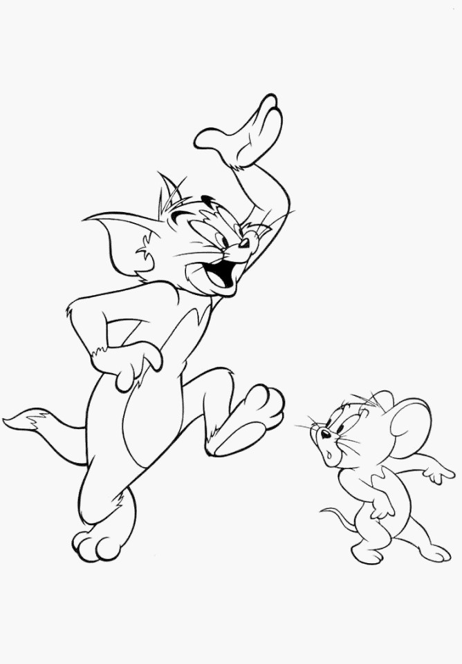 Malvorlagen Tom Und Jerry
 Schöne Malvorlagen Ausmalbilder Tom und Jerry ausdrucken 1