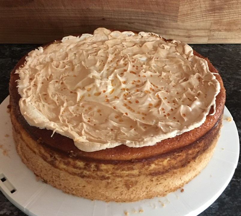 Mandarinen Quark Kuchen
 Mandarinen Quark Kuchen mit Baiserhaube von Alcar75