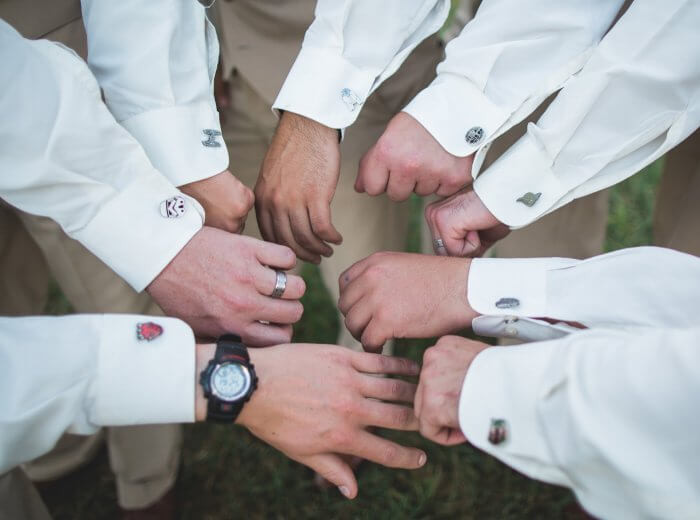 Manschettenknöpfe Hochzeit
 Manschettenknöpfe zur Hochzeit für den Bräutigam mit Style