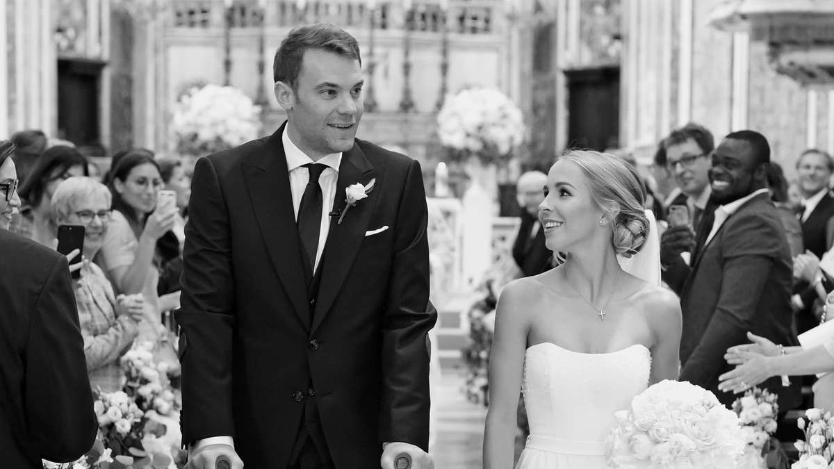 Manuel Neuer Hochzeit
 150 Gäste und keine Geschenke So romantisch war