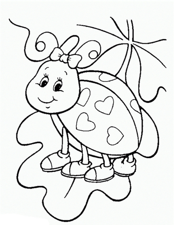 Marienkäfer Ausmalbilder
 Ausmalbilder zum Ausdrucken Gratis Malvorlagen Marienkäfer 2