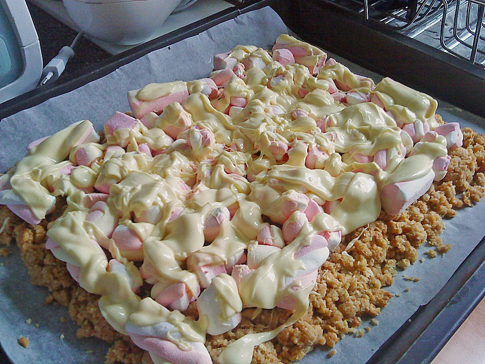 Marshmallow Kuchen
 Marshmallow Kuchen Rezept mit Bild von pinktroublebee