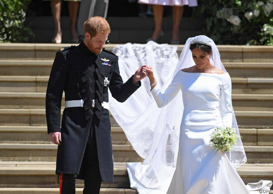 Megan Hochzeit
 Herzogin Meghan Das wurde aus ihrem Brautstrauß