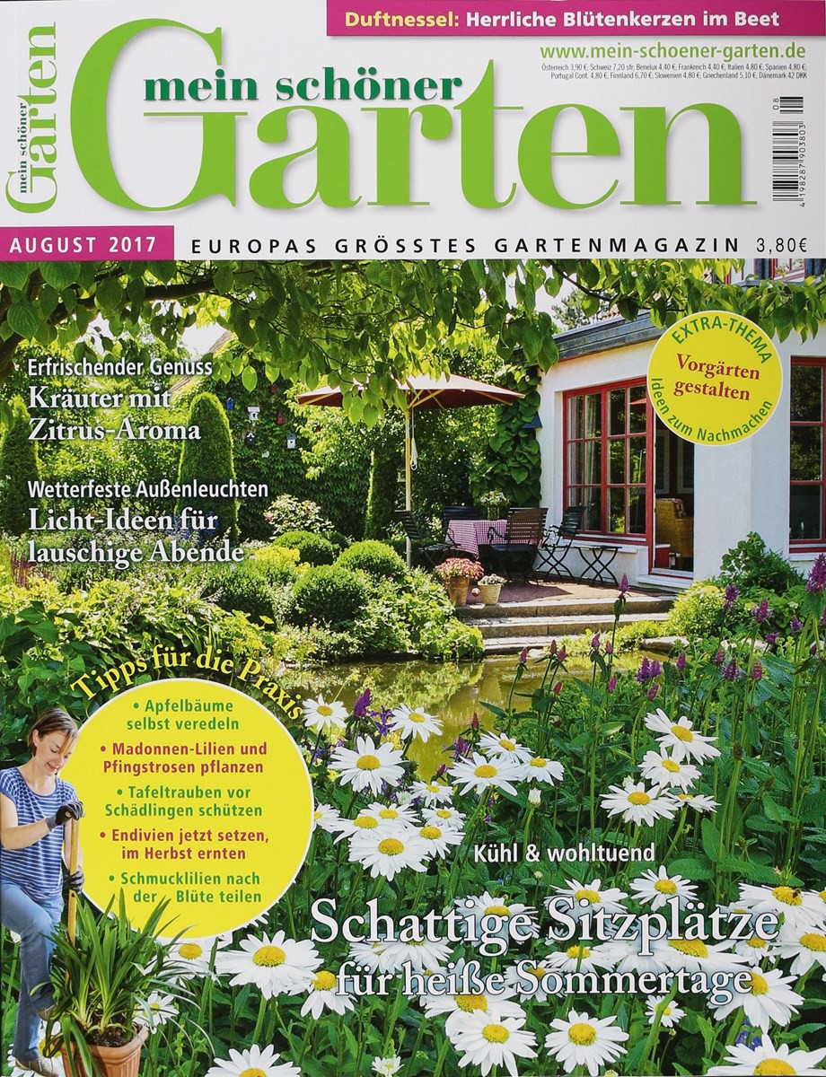 Mein Schöner Garten
 MEIN SCHÖNER GARTEN 8 2017 Zeitungen und Zeitschriften