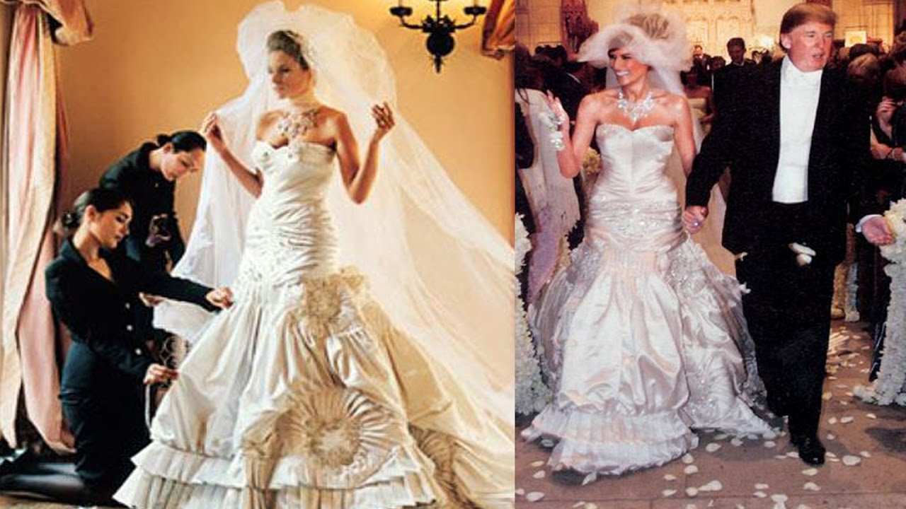 Melania Trump Hochzeit
 Melania Trump Wedding Was Extravagant A Gown Made by